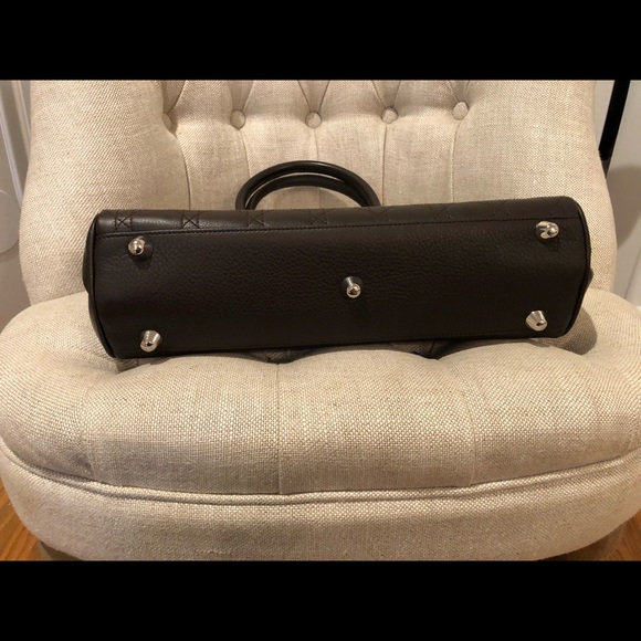 Dior Brown Leather Vintage Handbag - Picture 5 of 12
